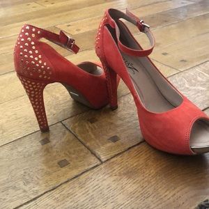 Sofia suede 4 inch heels